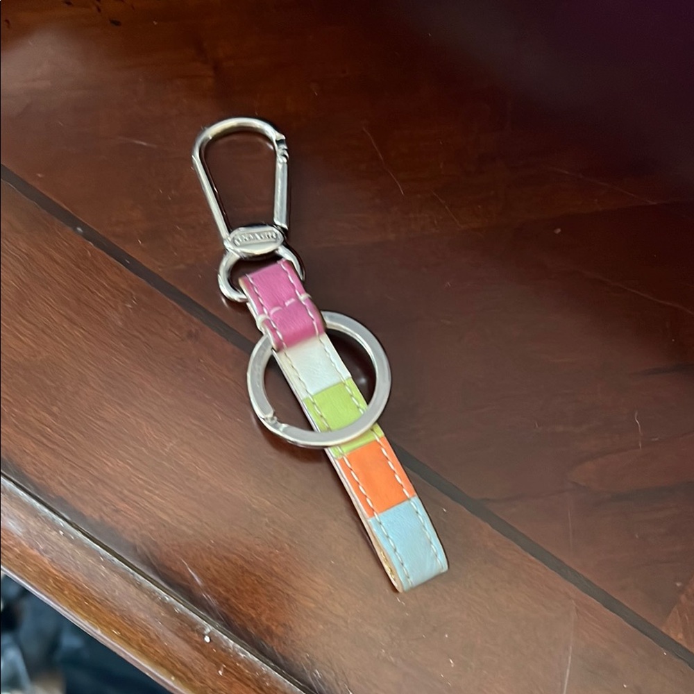 Coach Multicolor Keychain